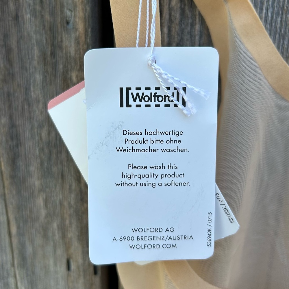 NWT Wolford Tulle Forming Body Suit Clay 4 - Picture 6 of 16